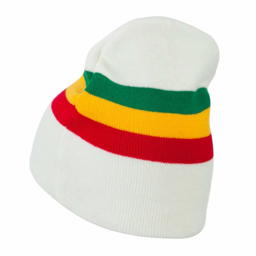 JFH Rasta Captain Embroidered Beanie - Image 13