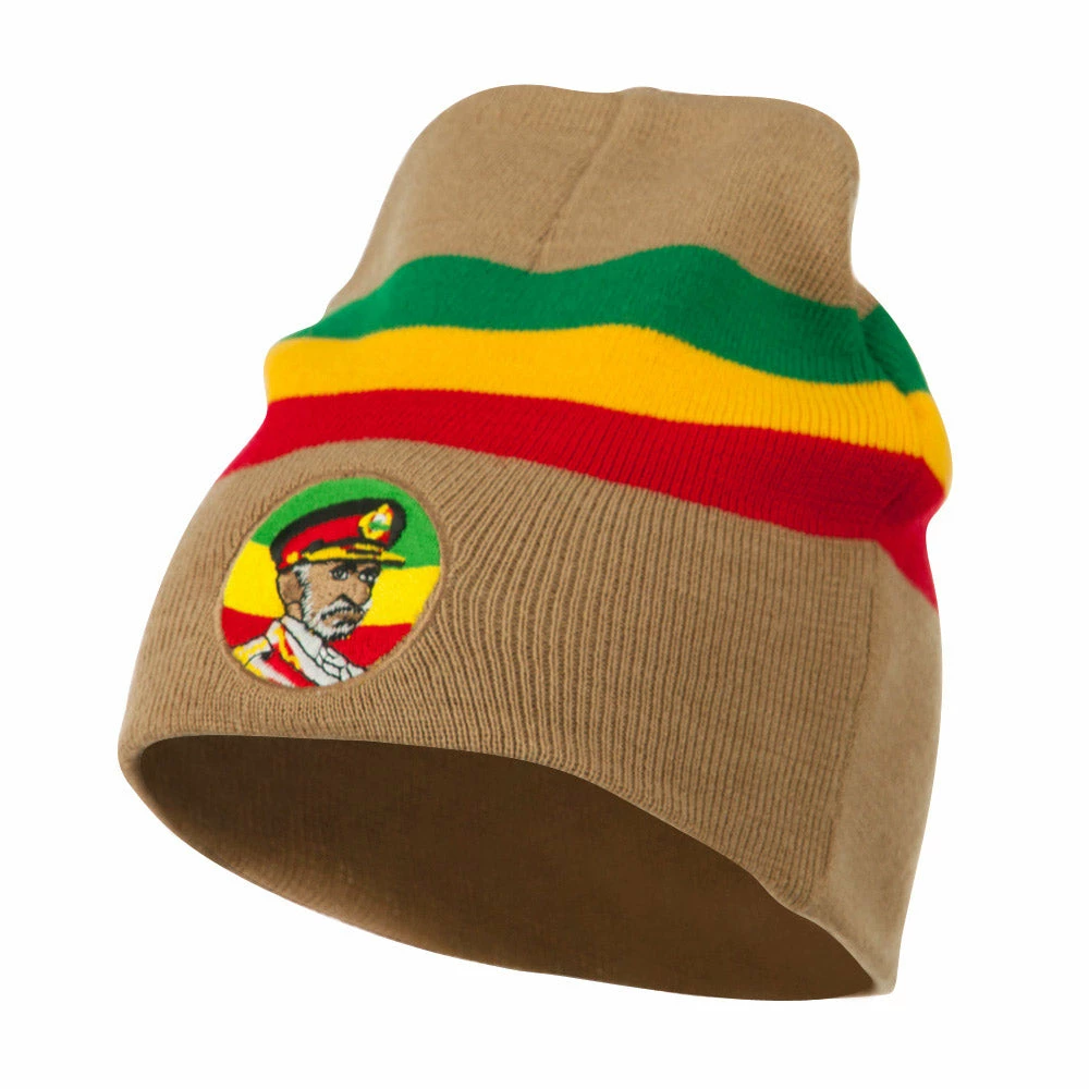 JFH Rasta Captain Embroidered Beanie - Image 2