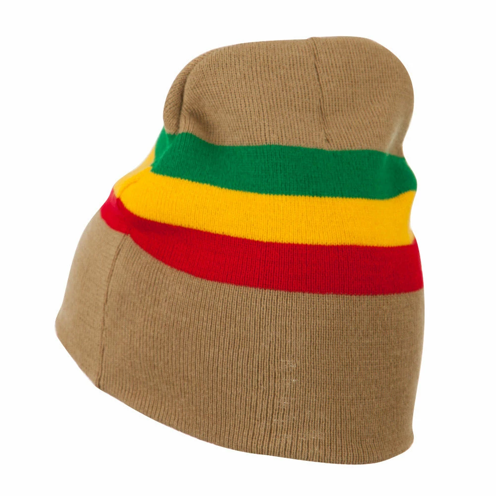 JFH Rasta Captain Embroidered Beanie - Image 3