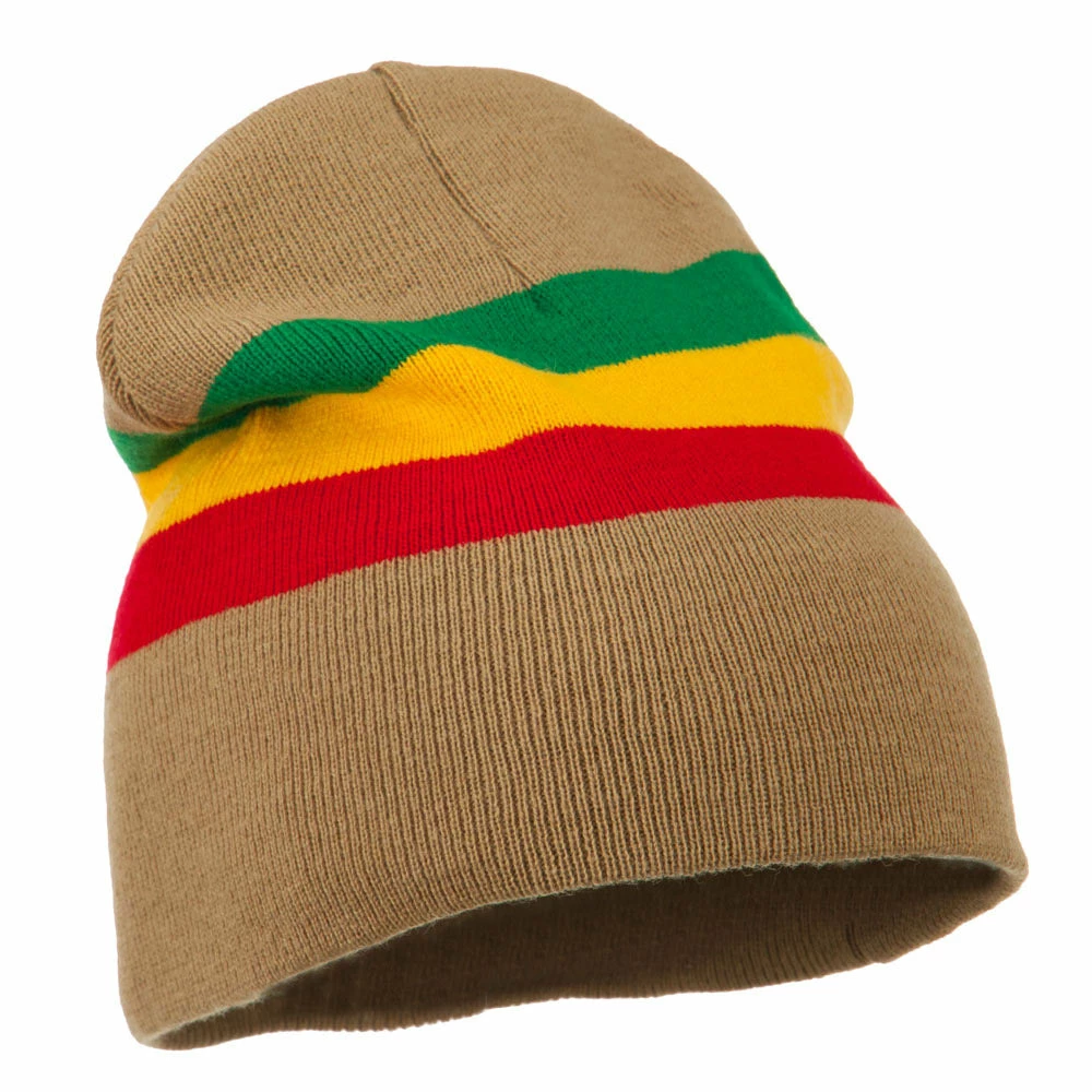JFH Rasta Center Striped Beanie - Image 14