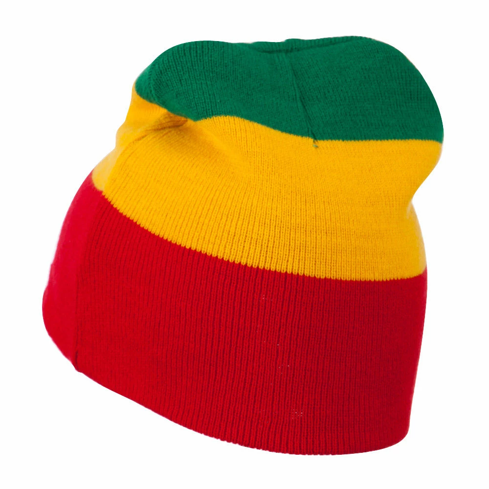 JFH Rasta Captain Embroidered Beanie - Image 18