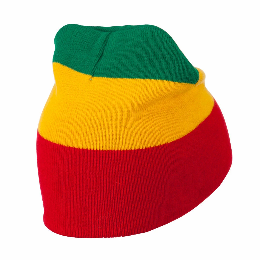 JFH Rasta Captain Embroidered Beanie - Image 19