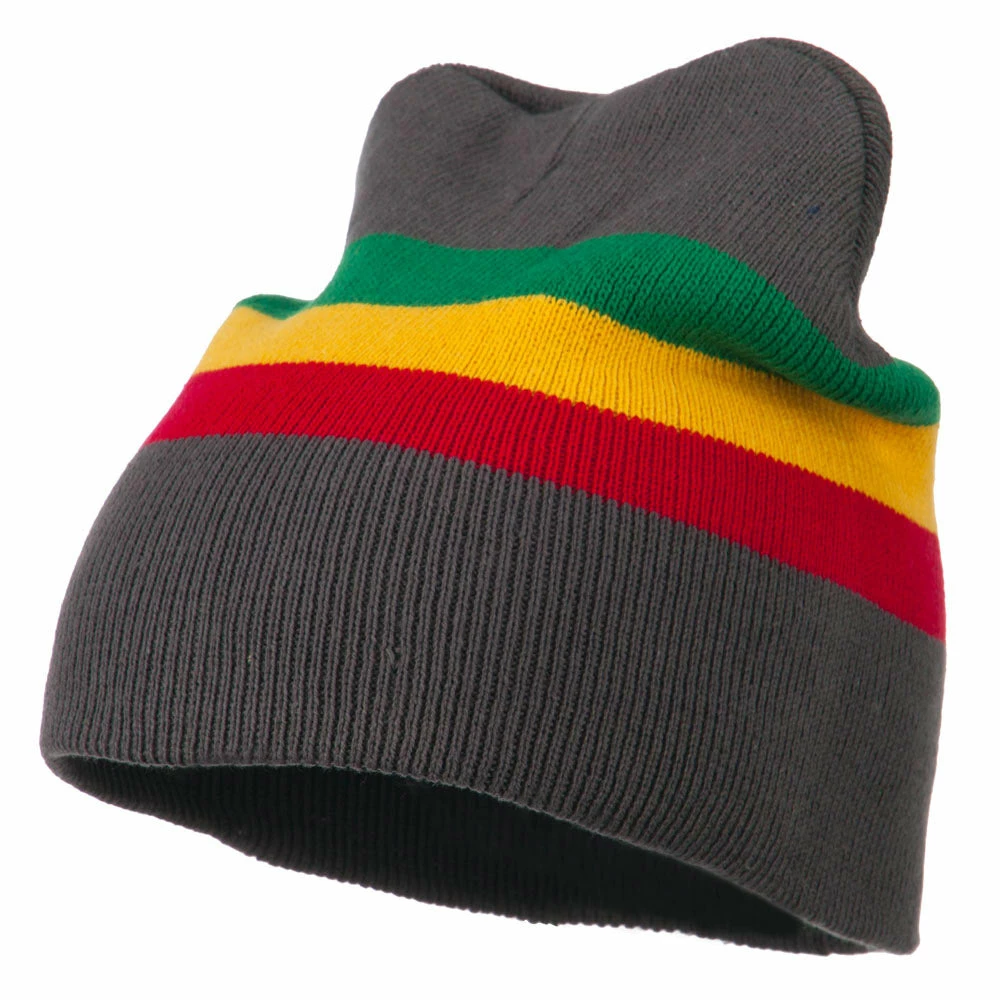 JFH Rasta Center Striped Beanie - Image 16