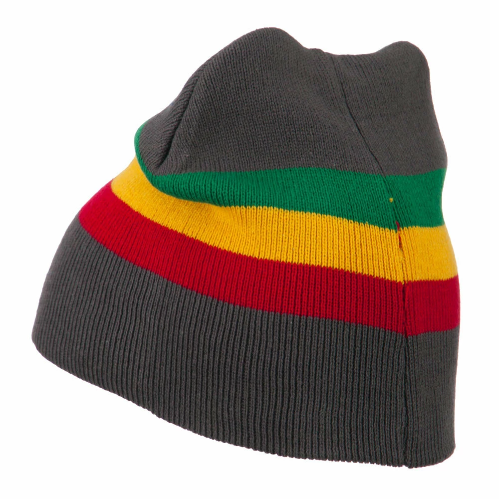 JFH Rasta Center Striped Beanie - Image 17