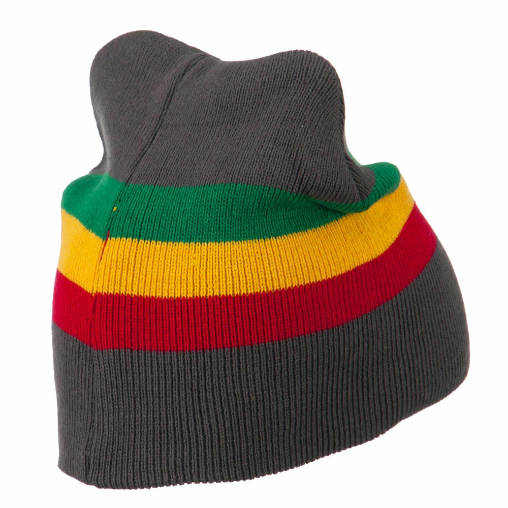 JFH Rasta Center Striped Beanie - Image 18