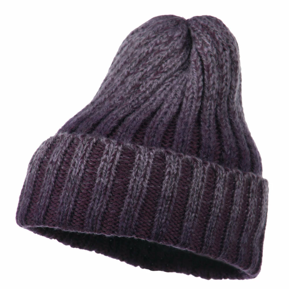 Cheveux Ribbed Cuff Long Beanie - Image 11