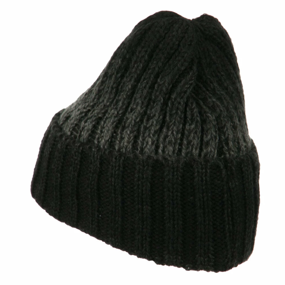 Cheveux Ribbed Cuff Long Beanie - Image 2