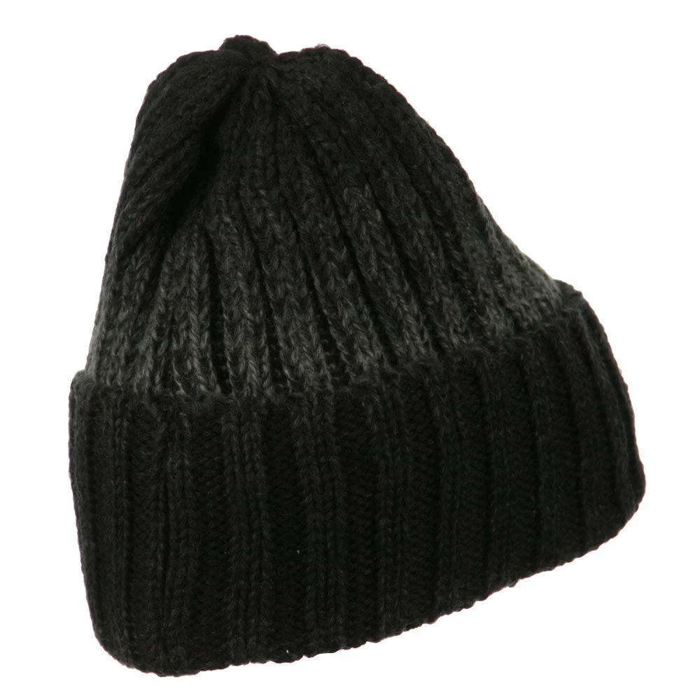 Cheveux Ribbed Cuff Long Beanie - Image 3