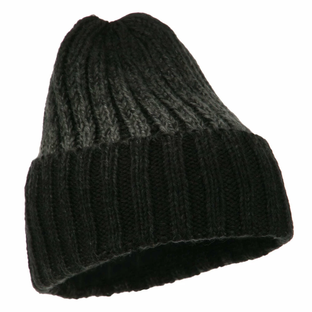 Cheveux Ribbed Cuff Long Beanie - Image 4