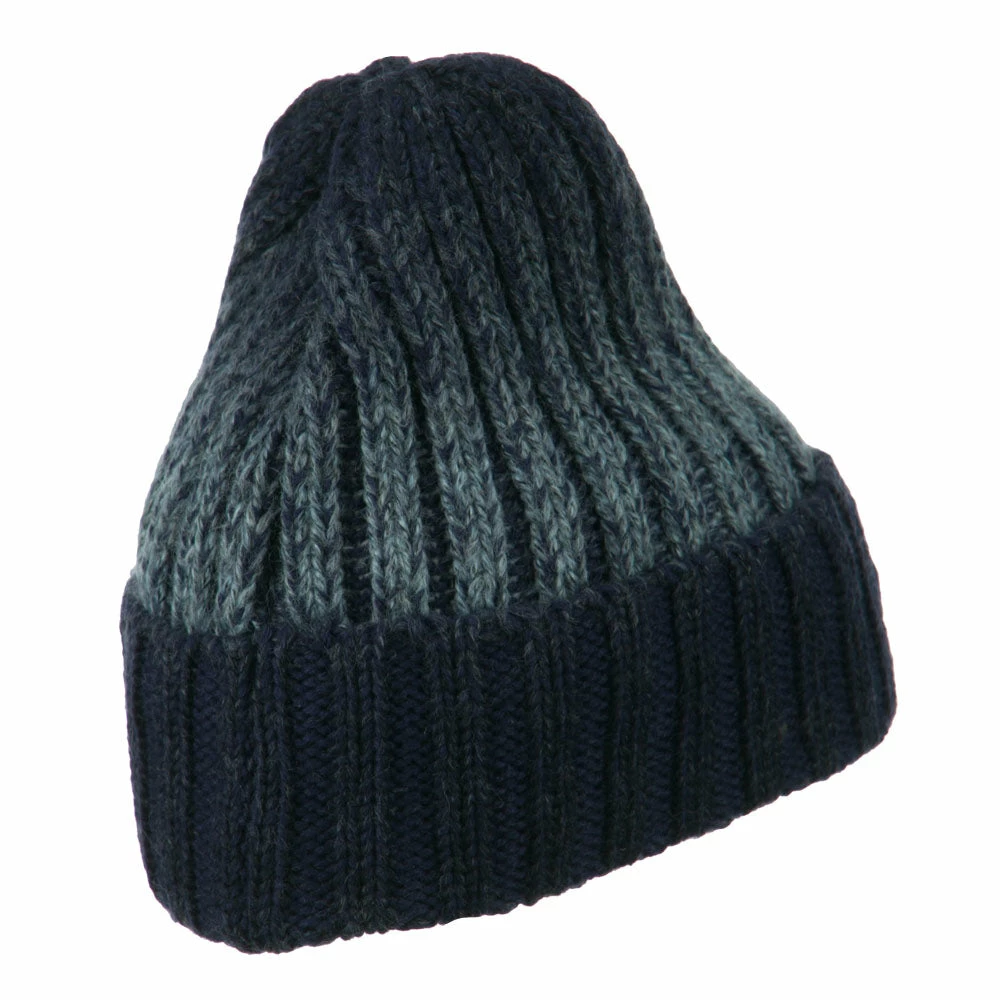 Cheveux Ribbed Cuff Long Beanie - Image 8