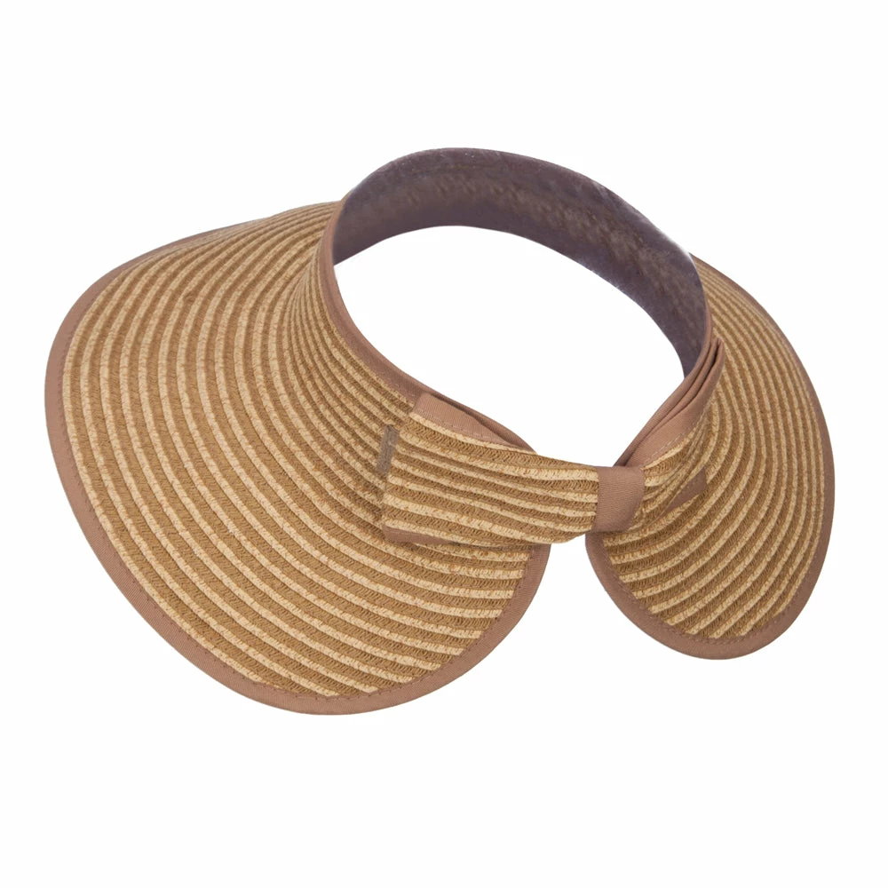 Something Special Paper Braid Roll Up Visor - Image 2