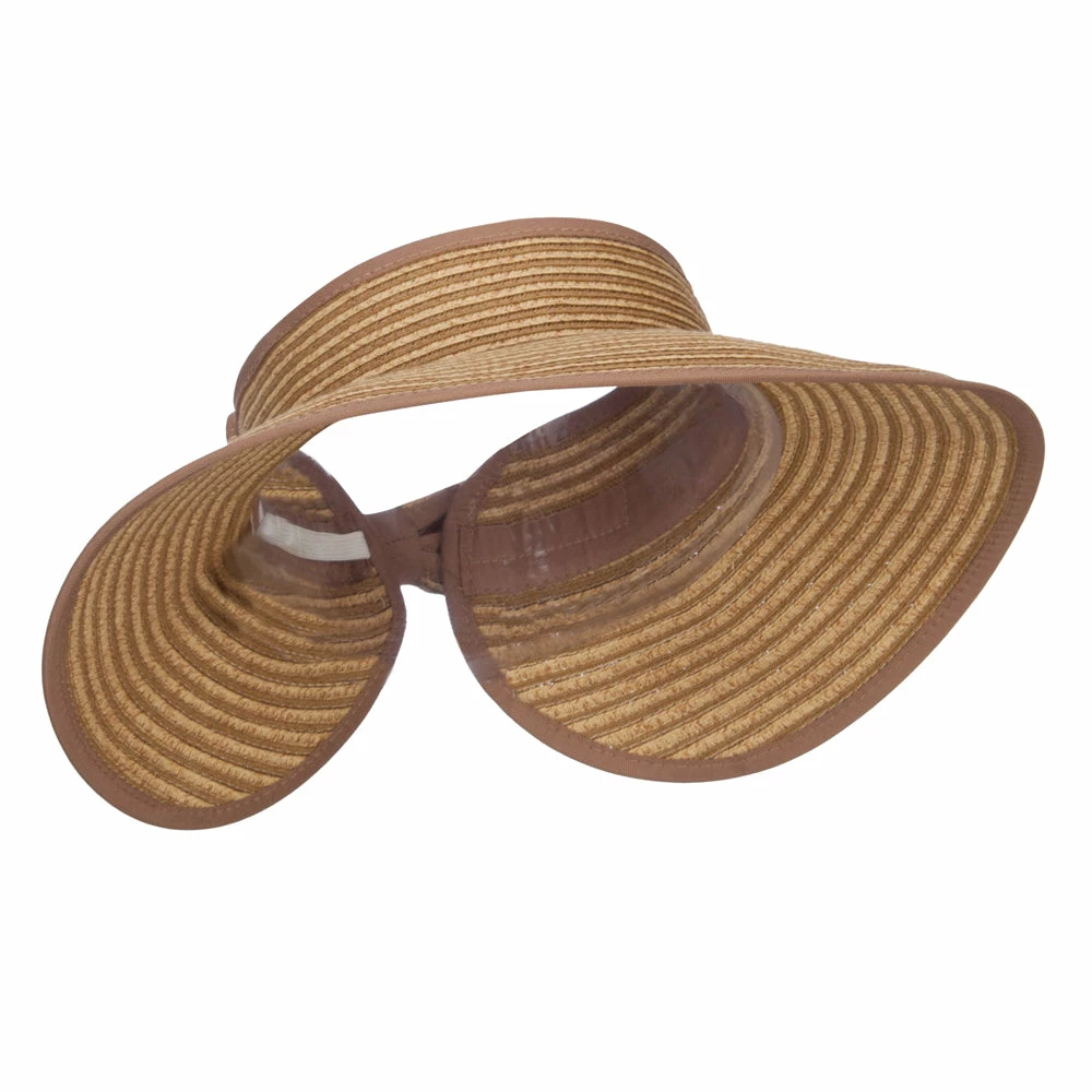 Something Special Paper Braid Roll Up Visor - Image 4