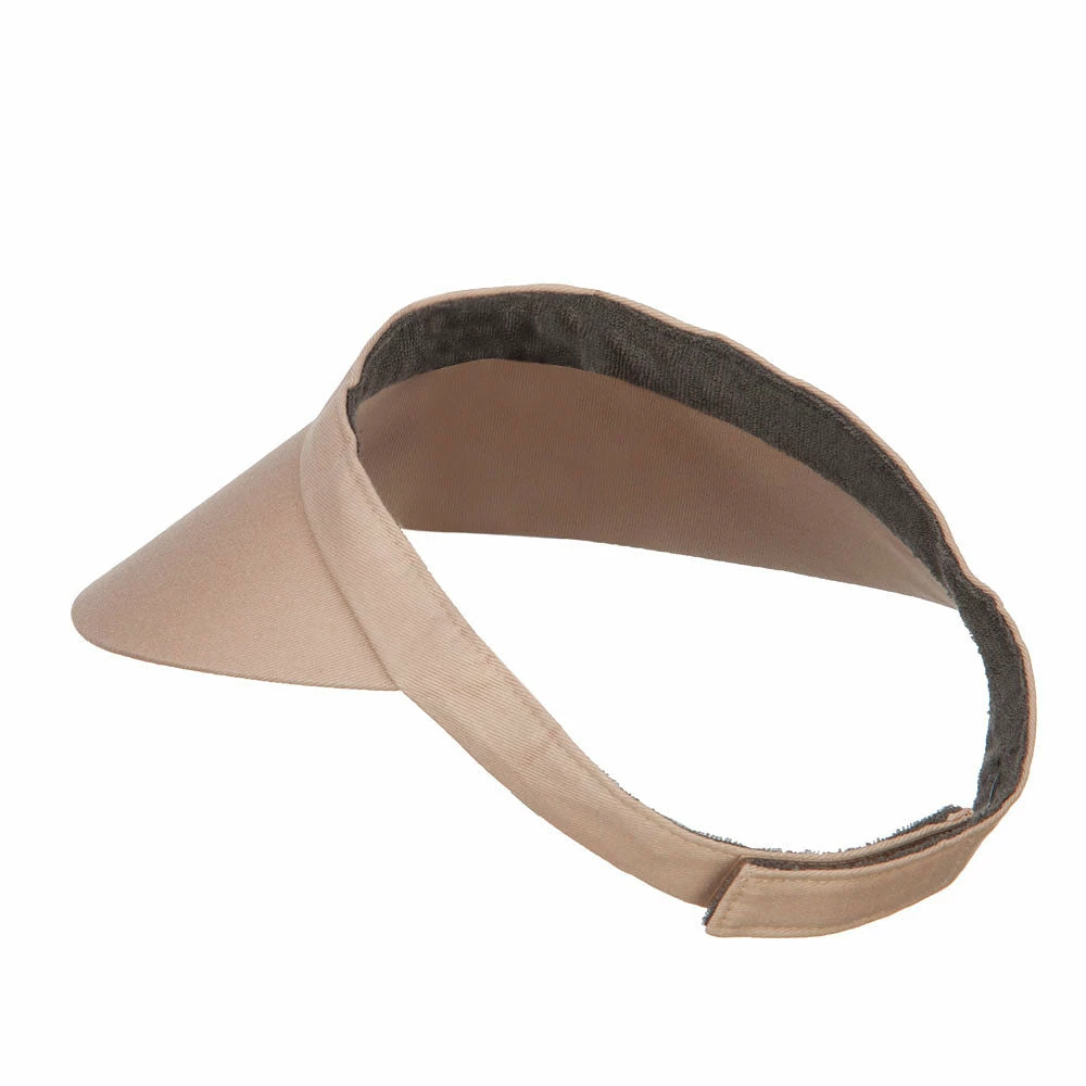 E4Hats Cotton Twill Adjustable Visor - Image 7