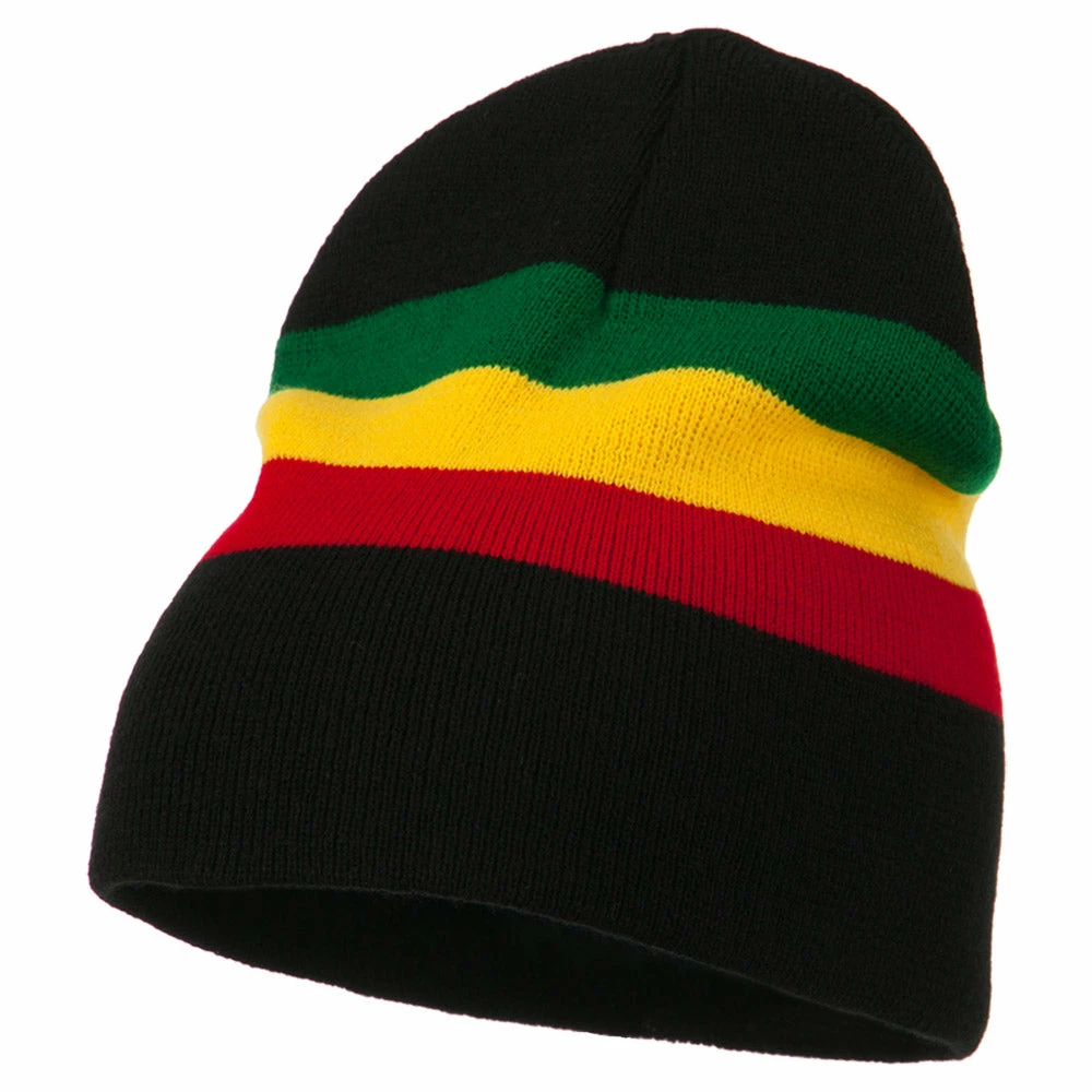Rasta World Rasta Striped Beanie
