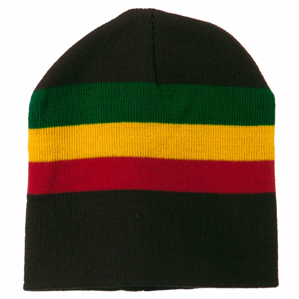 Rasta World Rasta Striped Beanie - Image 10