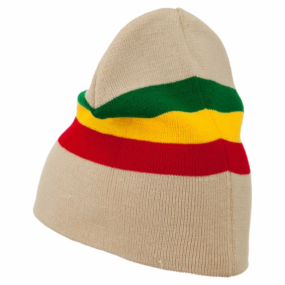 Rasta World Rasta Striped Beanie - Image 12