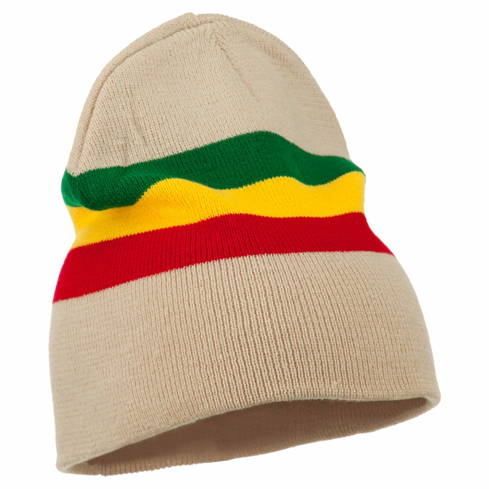Rasta World Rasta Striped Beanie - Image 14