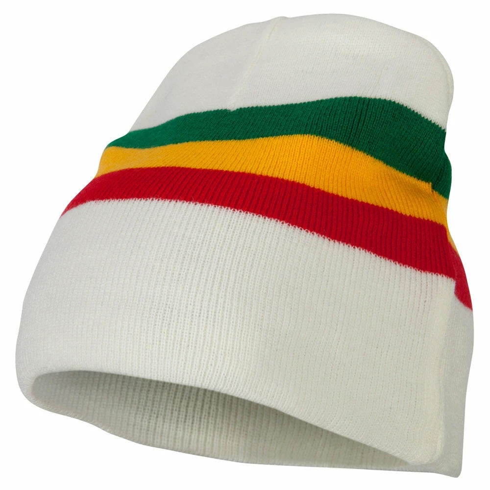 Rasta World Rasta Striped Beanie - Image 16