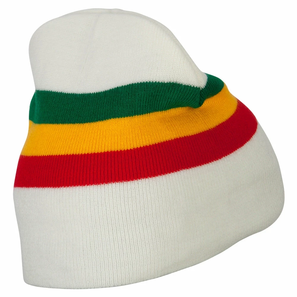 Rasta World Rasta Striped Beanie - Image 18
