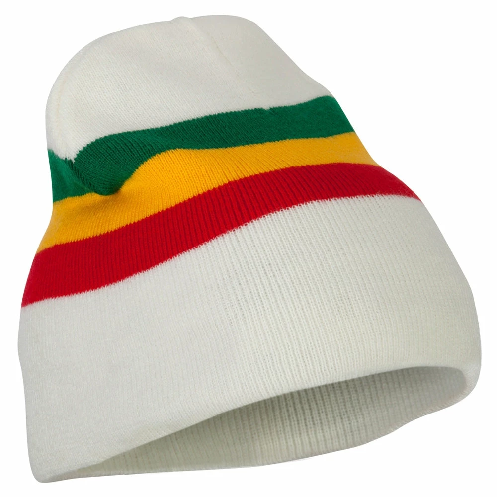Rasta World Rasta Striped Beanie - Image 19