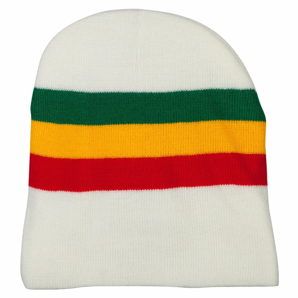 Rasta World Rasta Striped Beanie - Image 20
