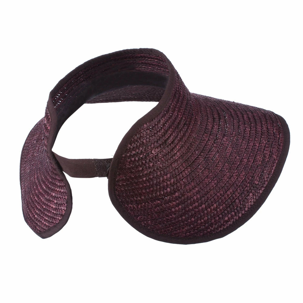 Jeanne Simmons Braided Straw Roll Up Visor - Image 9