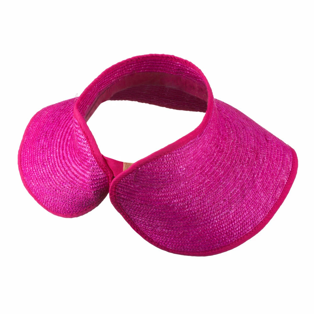 Jeanne Simmons Braided Straw Roll Up Visor - Image 13