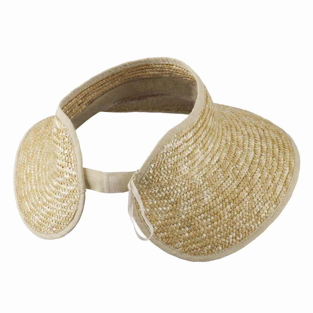 Jeanne Simmons Braided Straw Roll Up Visor - Image 20