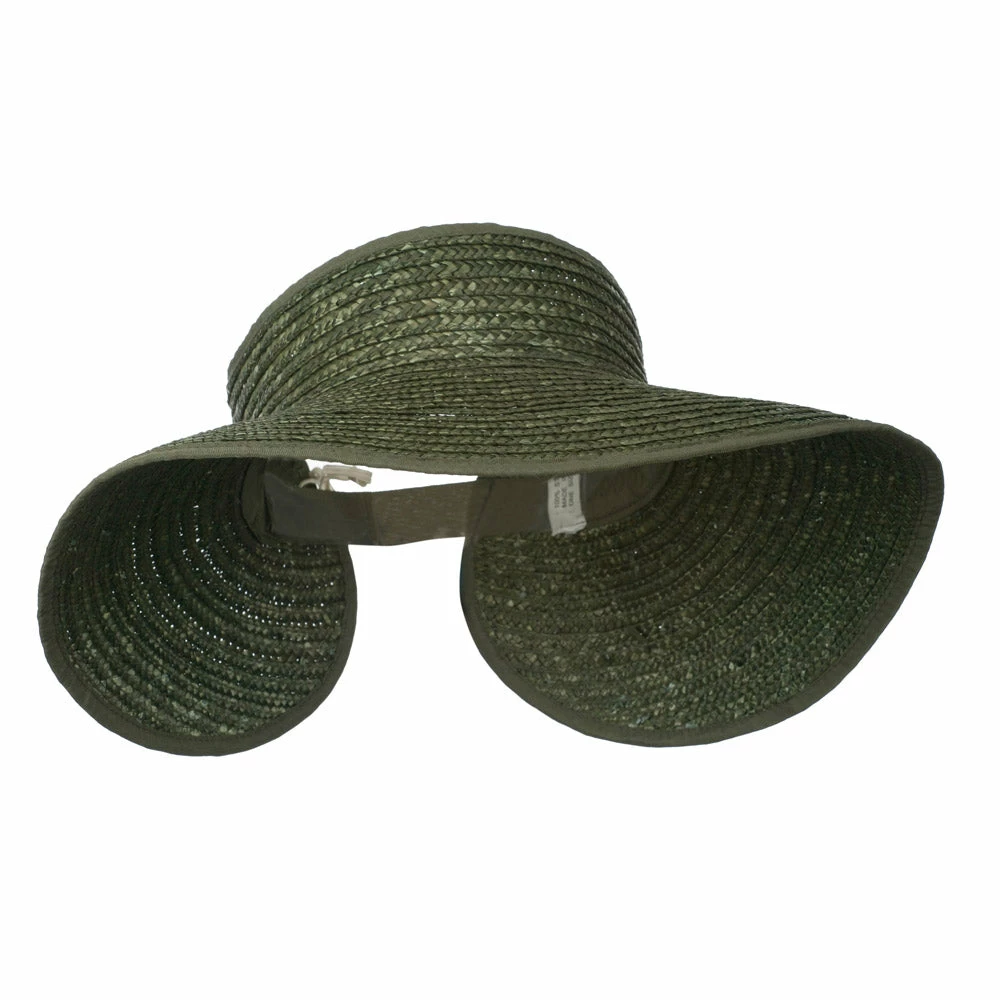 Jeanne Simmons Braided Straw Roll Up Visor - Image 25