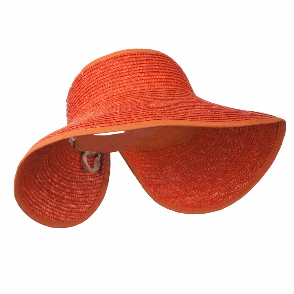Jeanne Simmons Braided Straw Roll Up Visor - Image 28