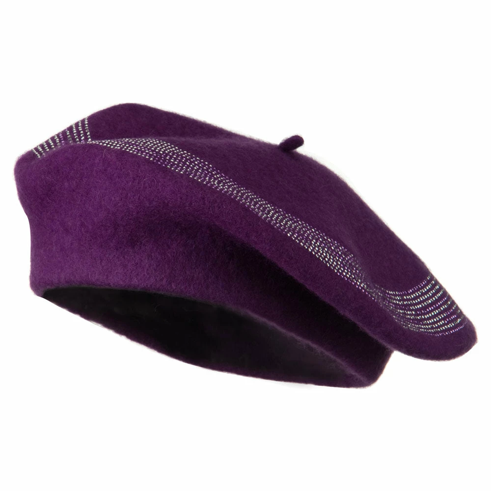 Something Special Stone Lined Wool Beret - Image 16