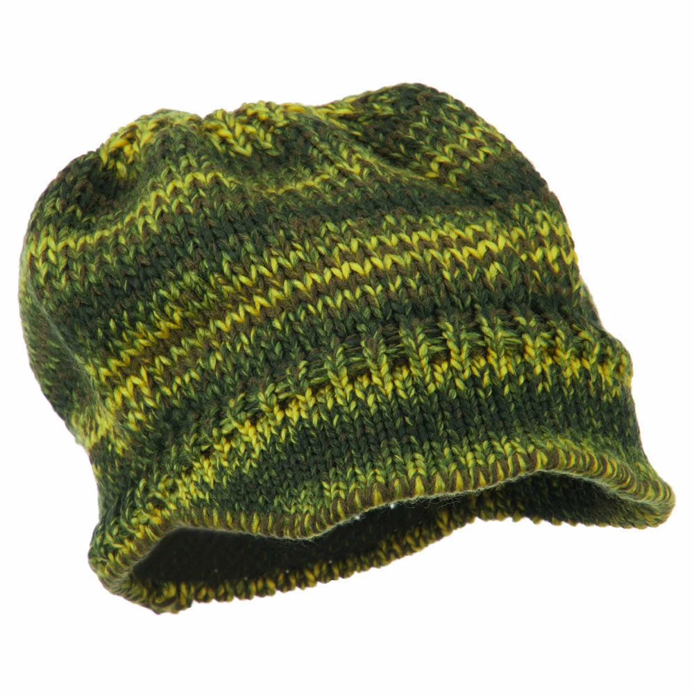 Cheveux Mixed Tone Soft Beanie Visor - Image 4