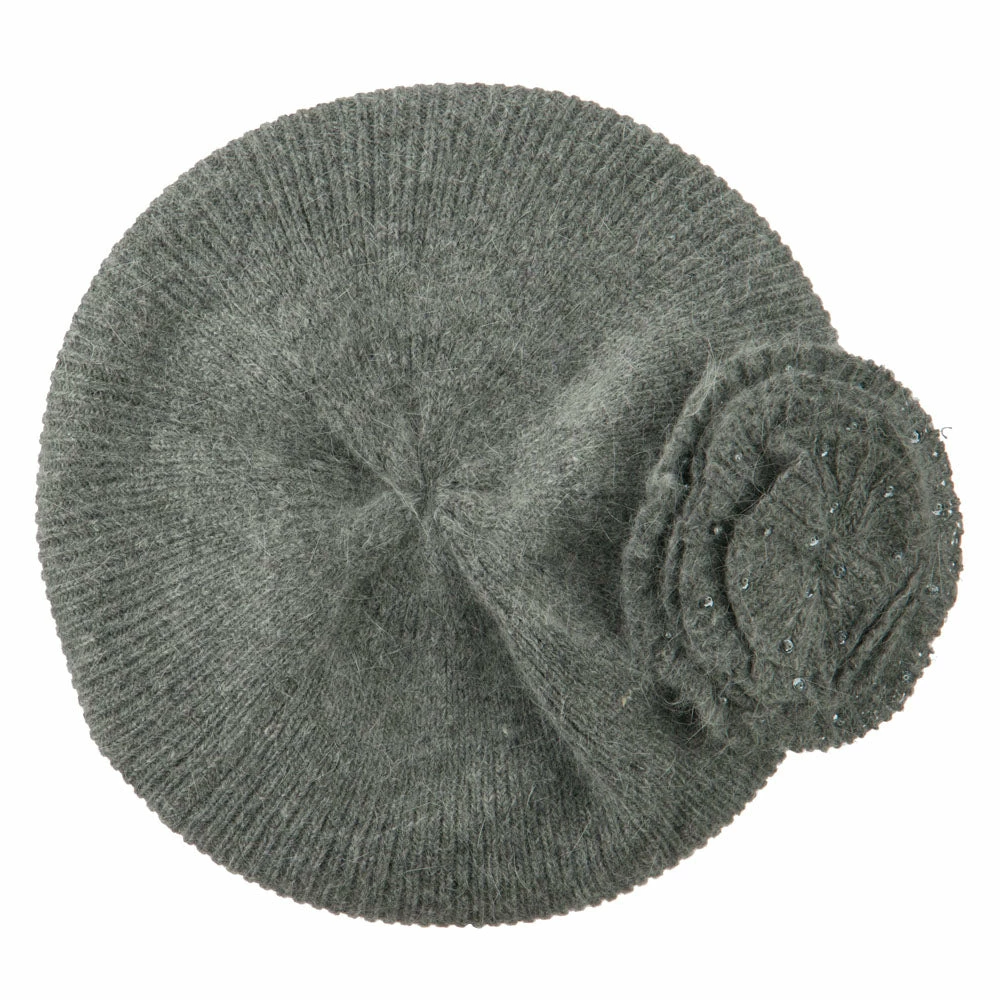 Cheveux Sequin Flower Beret Hat - Image 10