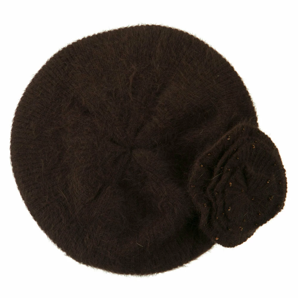 Cheveux Sequin Flower Beret Hat - Image 15