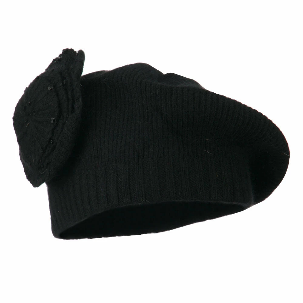 Cheveux Sequin Flower Beret Hat - Image 19