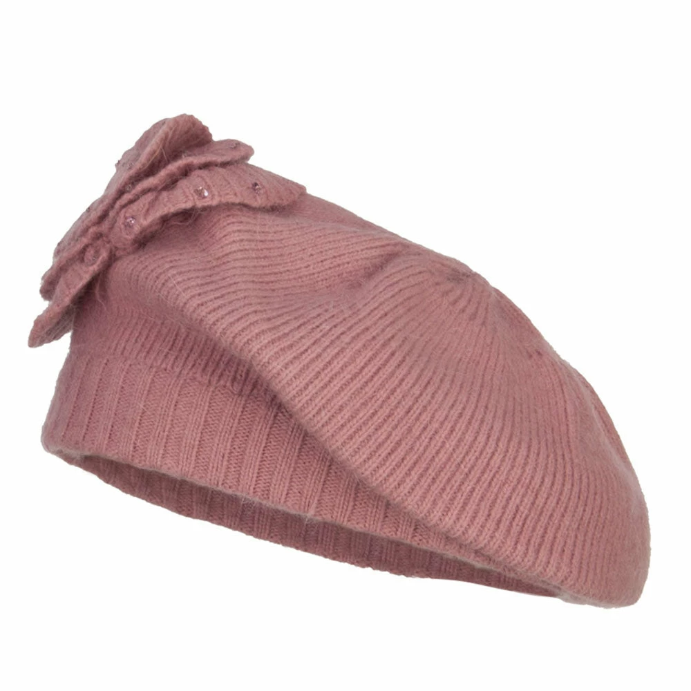 Cheveux Sequin Flower Beret Hat - Image 21