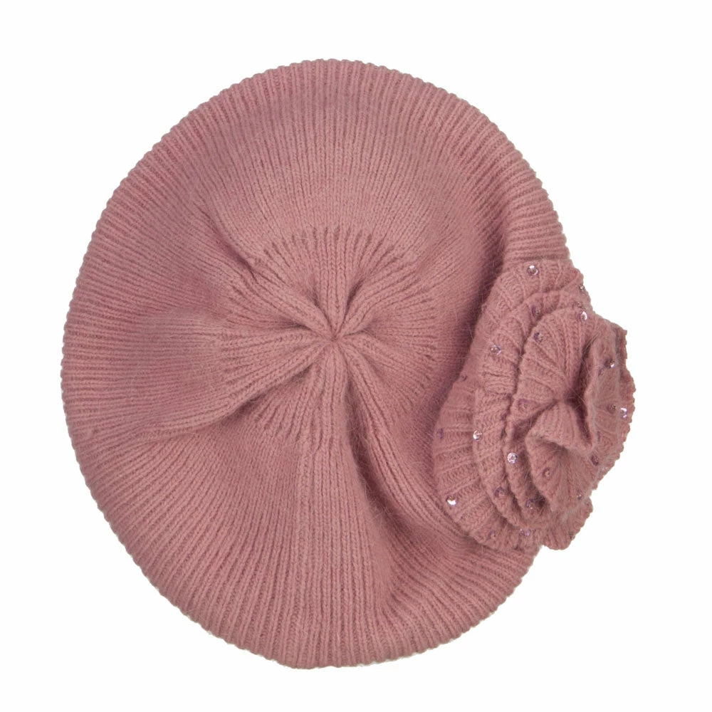 Cheveux Sequin Flower Beret Hat - Image 25
