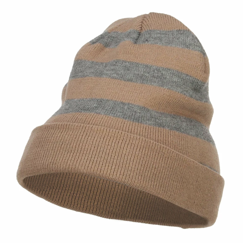 Hatiya Striped Long Beanie