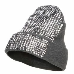 Something Special Stones Detailed Knit Long Beanie
