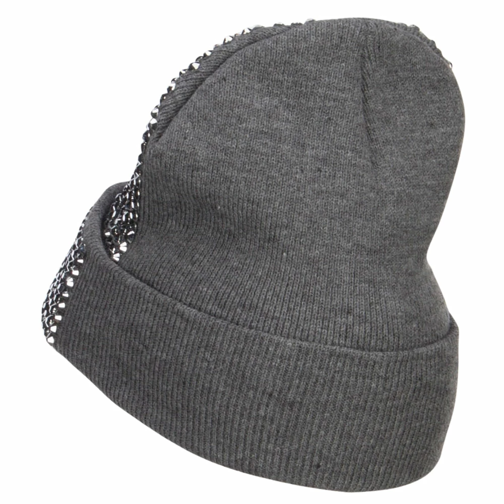 Something Special Stones Detailed Knit Long Beanie - Image 2