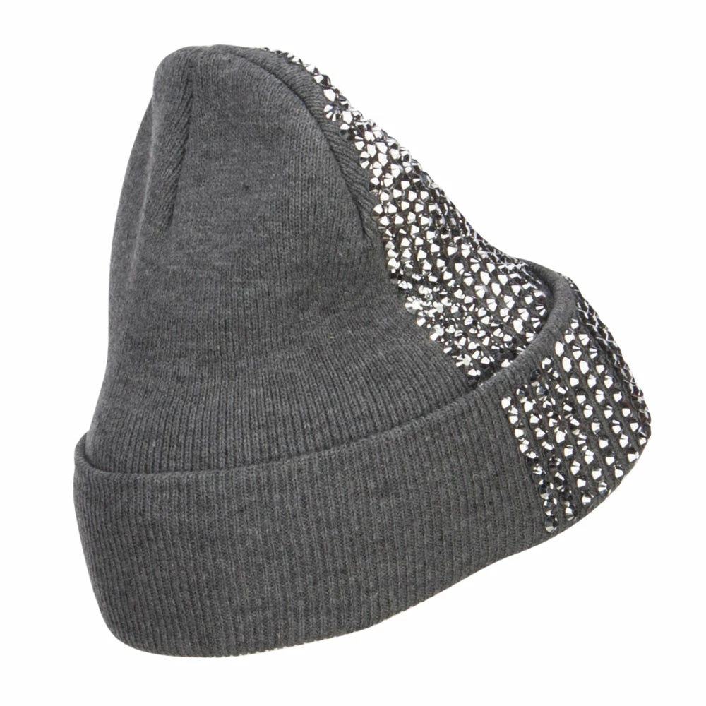 Something Special Stones Detailed Knit Long Beanie - Image 3