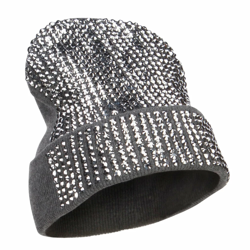 Something Special Stones Detailed Knit Long Beanie - Image 4