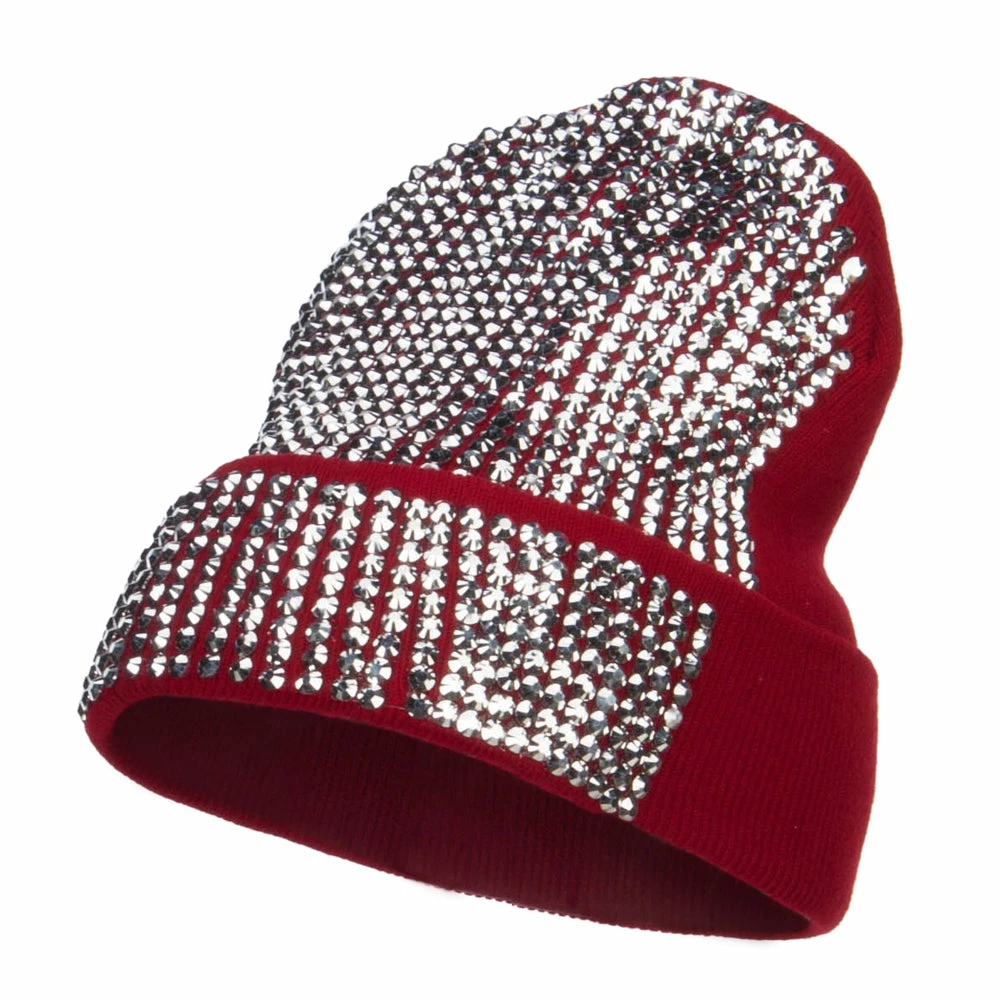 Something Special Stones Detailed Knit Long Beanie - Image 6
