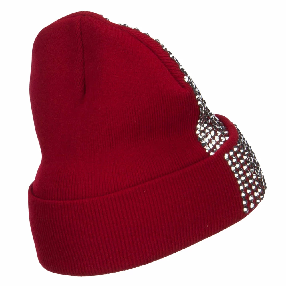 Something Special Stones Detailed Knit Long Beanie - Image 8