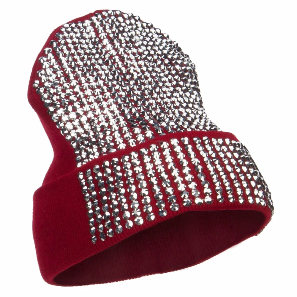Something Special Stones Detailed Knit Long Beanie - Image 9