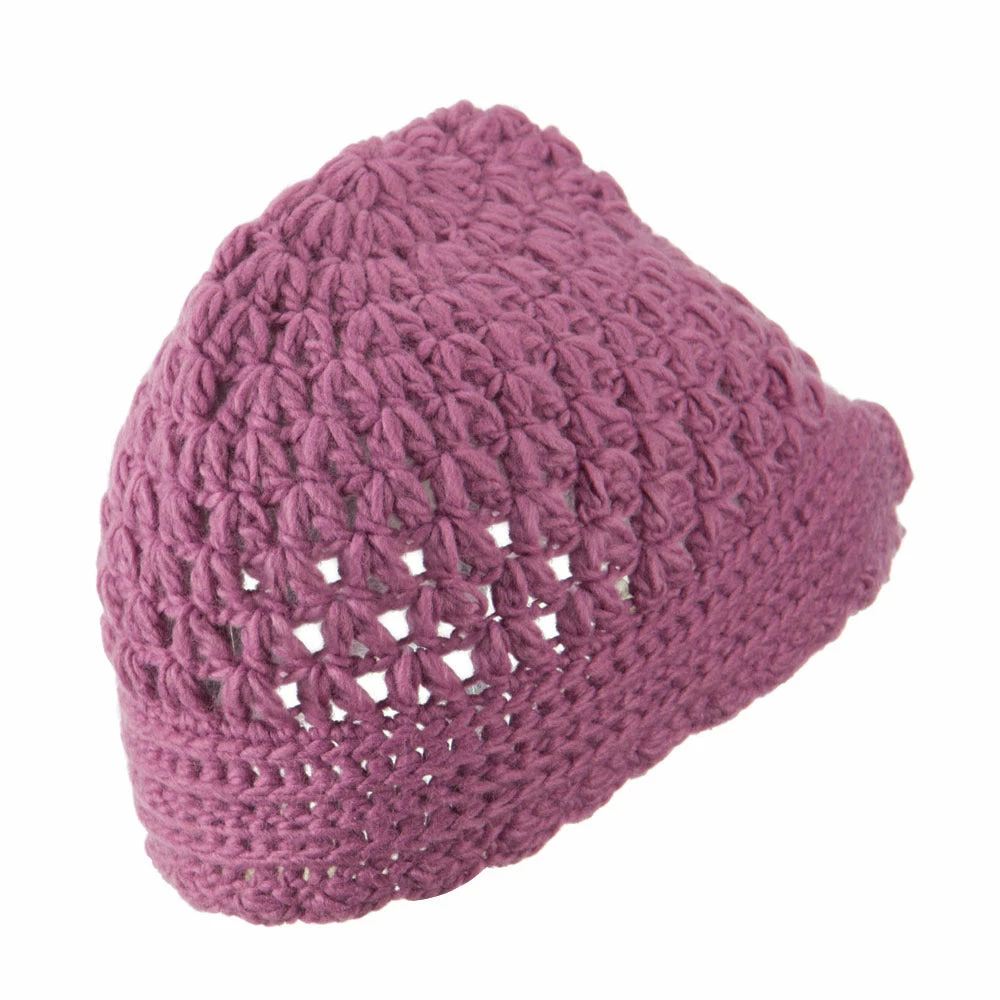 Jeanne Simmons Girl's Scalloped Edge Knit Cap - Image 7