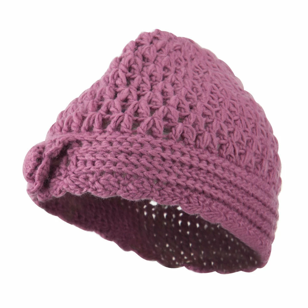 Jeanne Simmons Girl's Scalloped Edge Knit Cap - Image 9