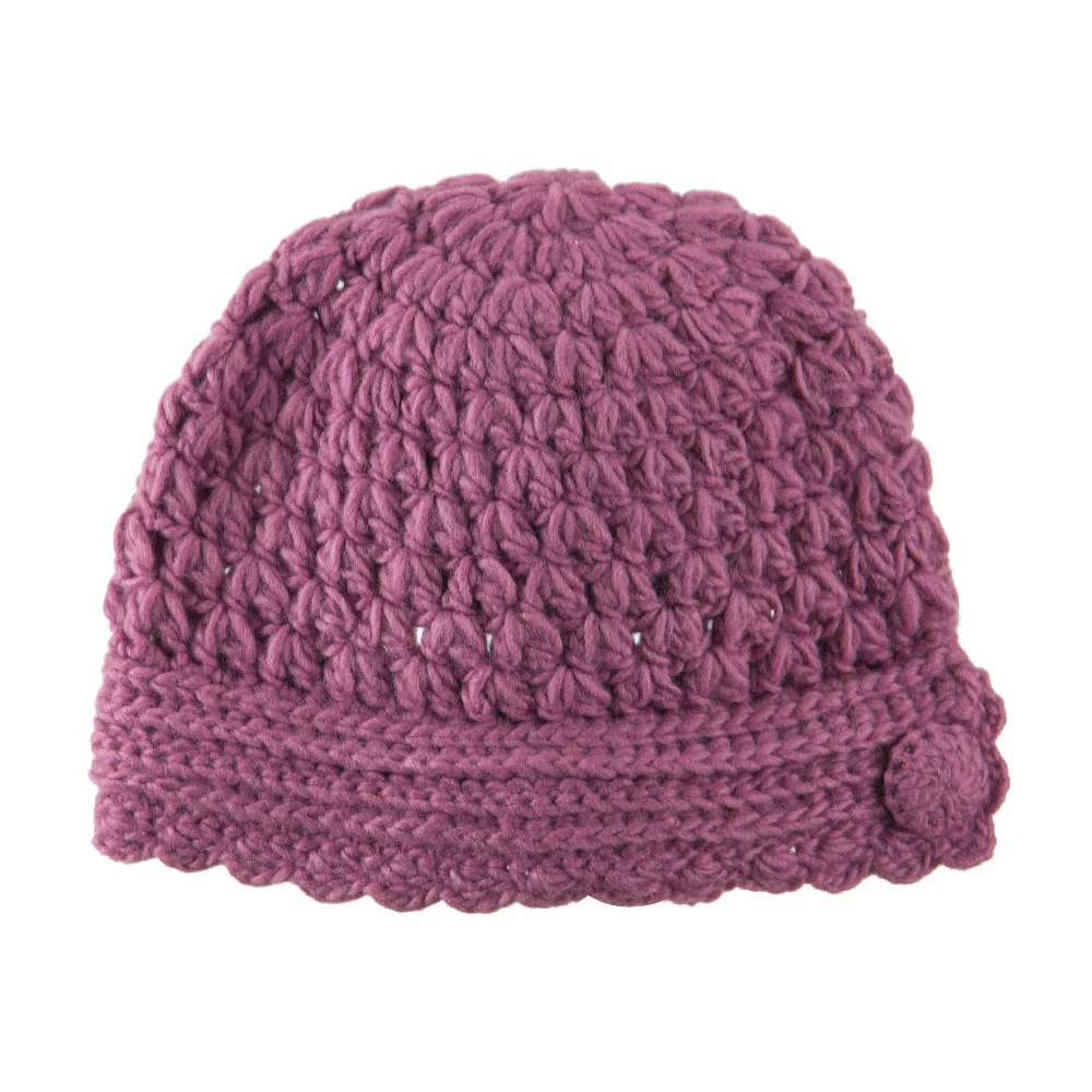 Jeanne Simmons Girl's Scalloped Edge Knit Cap - Image 10