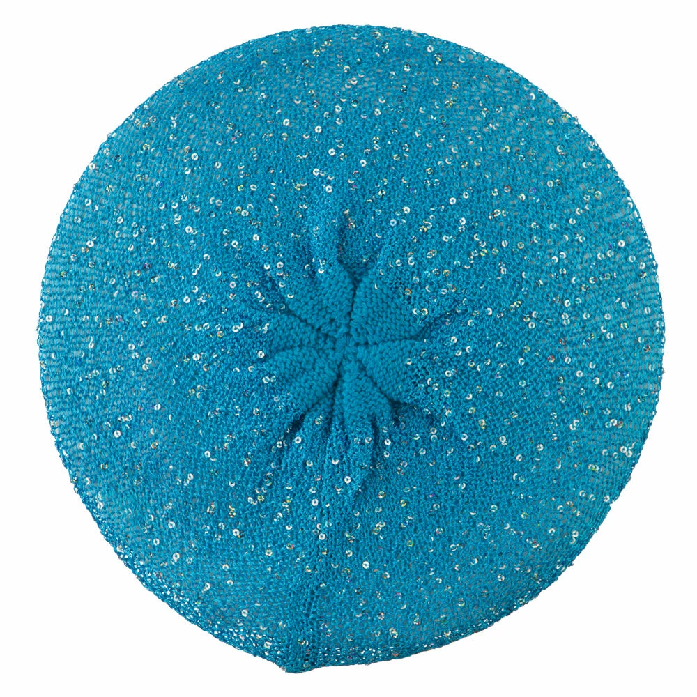 Something Special Sequin Nylon Stretchable Beret - Image 5