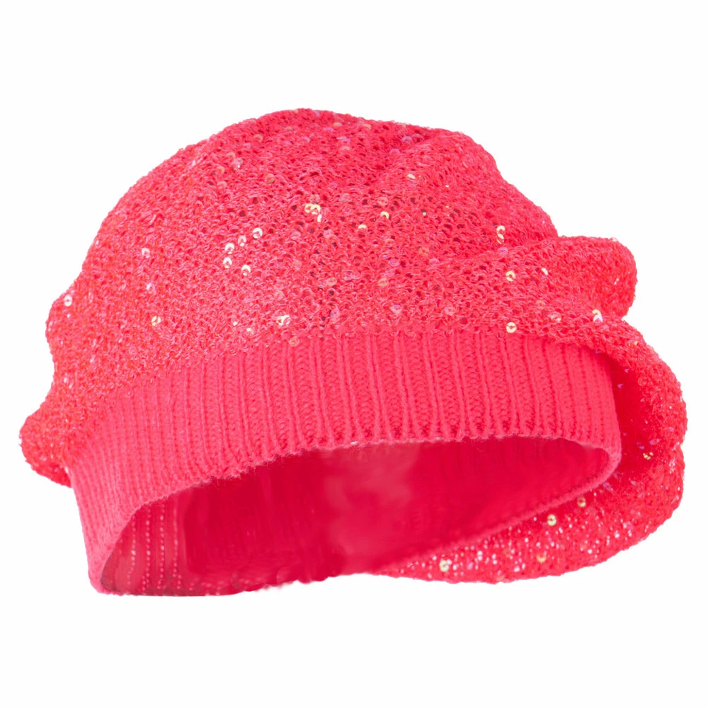 Something Special Sequin Nylon Stretchable Beret - Image 14